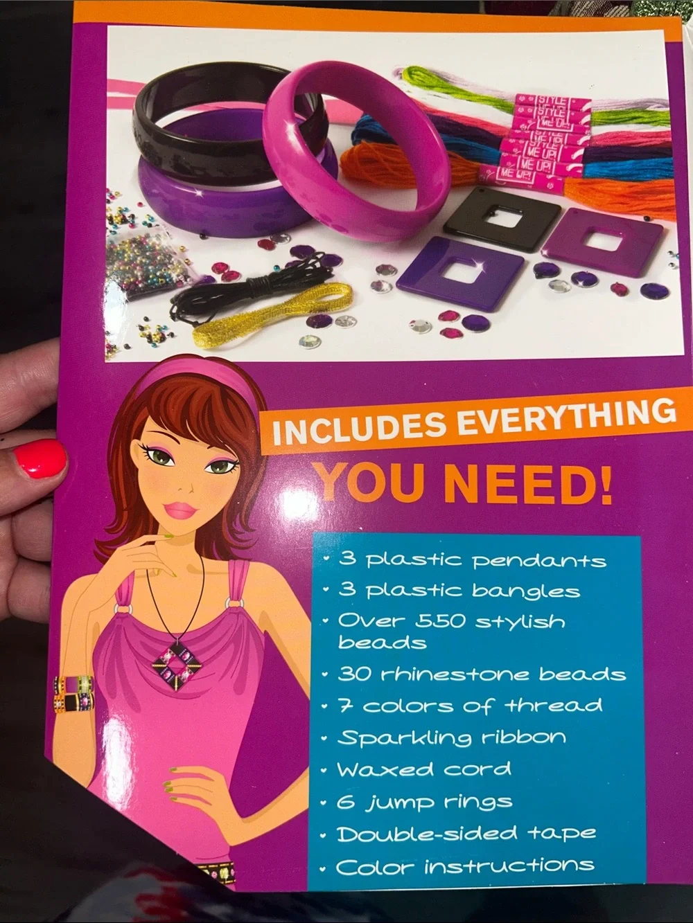 Wrap A Jewel DIY Kids Accessories Kit - make a bangle bracelet Multicolor NWT